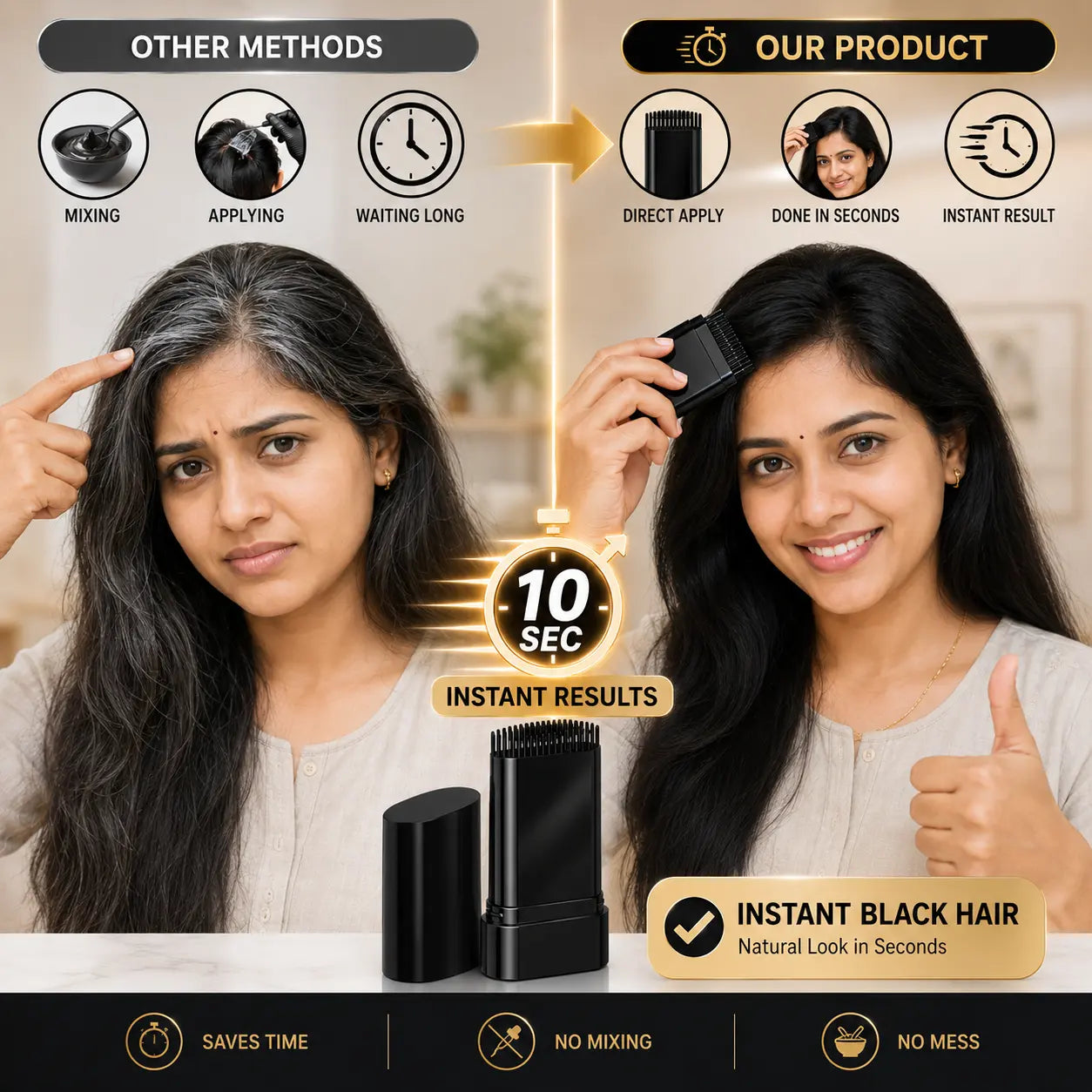 2 Pcs Pack - BRAND MAGIC PIXICOLOR PRO (Extra Dark)