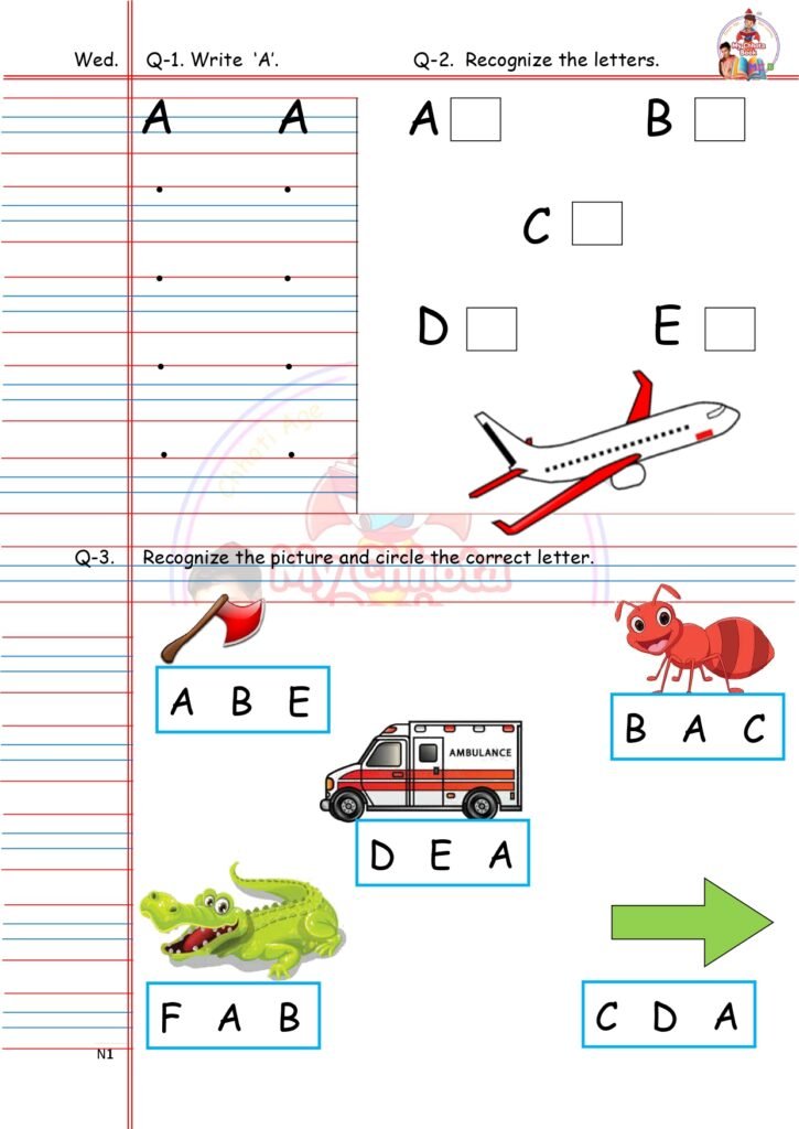 Worksheet for kids